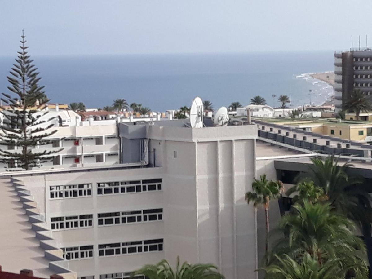 Penthouse In Playa Del Ingles With Lovely View Apartment Bagian luar foto