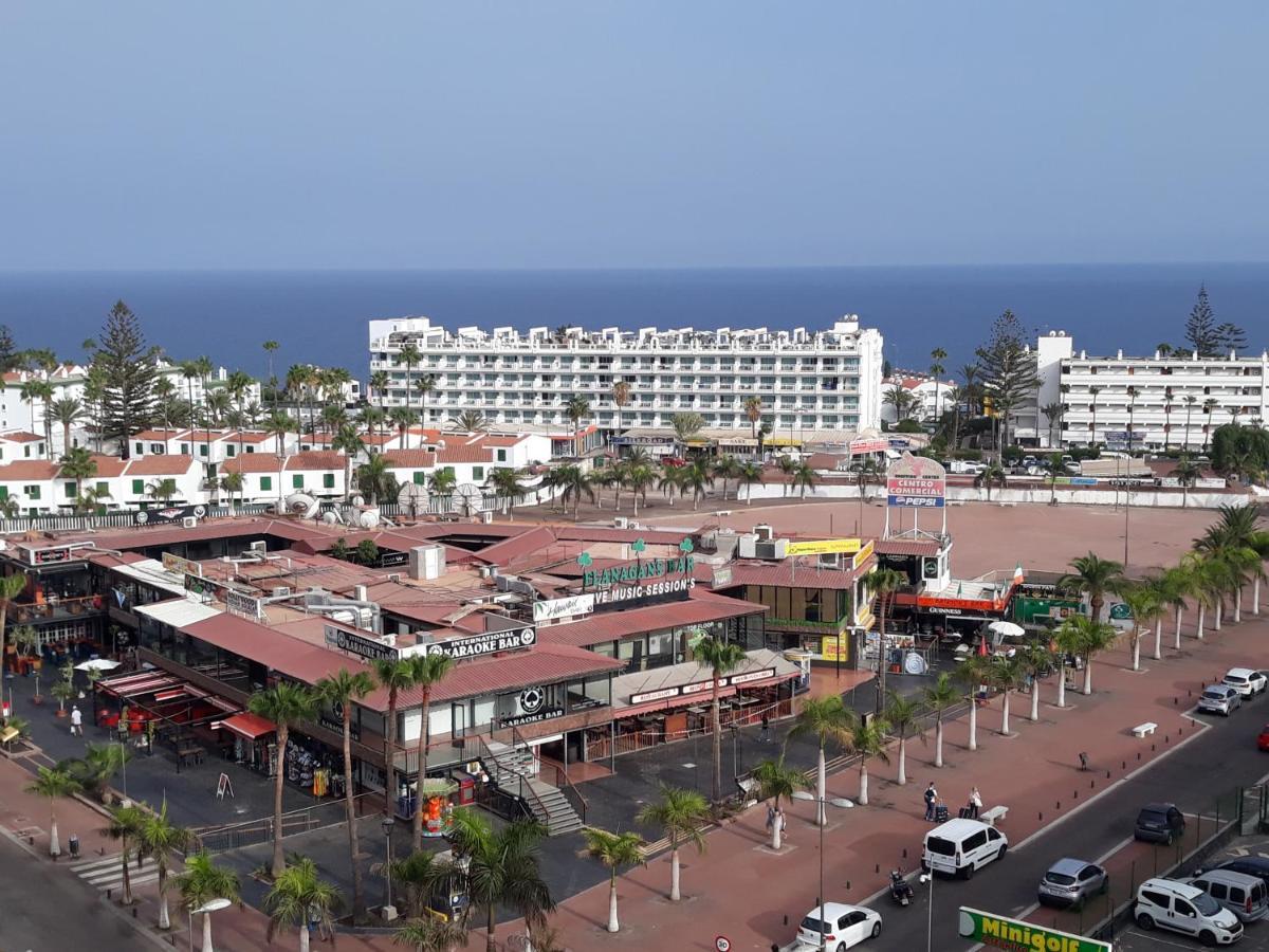 Penthouse In Playa Del Ingles With Lovely View Apartment Bagian luar foto