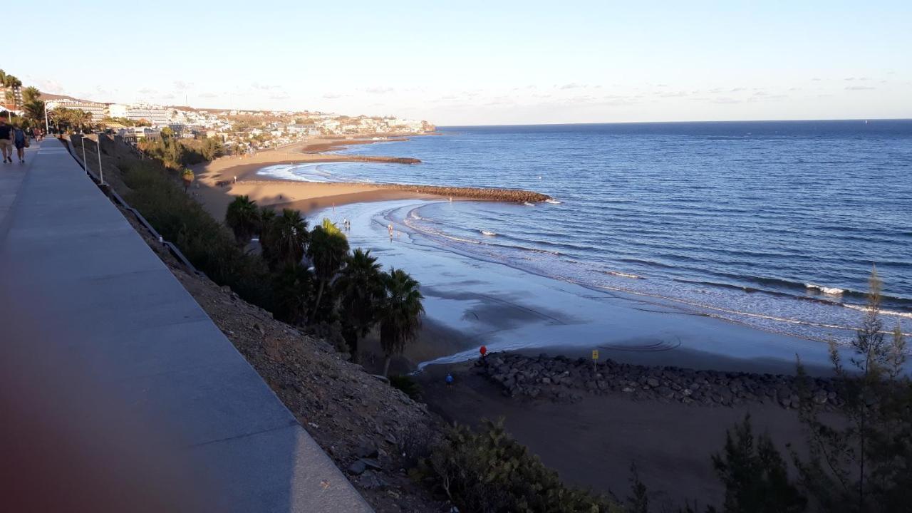 Penthouse In Playa Del Ingles With Lovely View Apartment Bagian luar foto